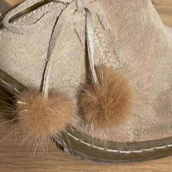 VINTAGE EllEMENNO SUEDE LEATHER HIGH HEEL MULES Size 10 - Picture 6 of 16